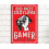 Placa de metal para gamer em alumínio, 40,6 x 30,5 cm (16 x 12 polegadas) 1