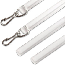 Varinha de acrílico para persiana ITSELFER branca, 43 cm, 2 peças