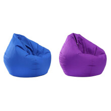 Uanit Sitzsack für Erwachsene, großes Faulenzsofa, 2 Stück