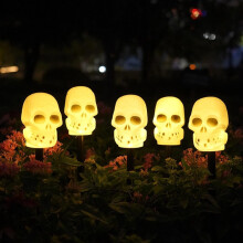Halloween Pumpkin Solar Ground Lights 2 pcs