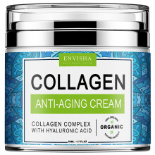(Collagen Cream) ENVISHA Neck Face Cream Vitamin Collagen Whitening Anti-Wrinkle Aging Moisturizer Skin Care Retinol Hyaluronic Acid Whitening