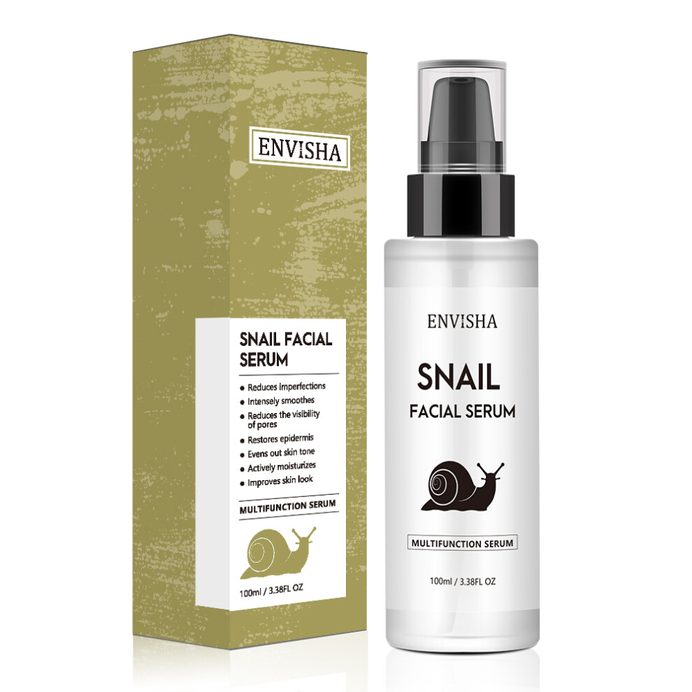 Independent Brand Envisha Snail Collagen Face Serum Facial Skin Care Anti-Aging Wrinkle Moisturizing Whitening Firming Skin Essence Shrink Pores