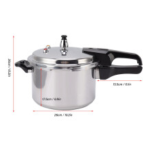 Aluminium Pressure Cooker for Gas Stove 8.5L