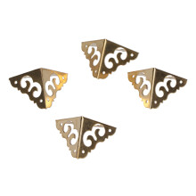 4 Pack Brass Box Corner Protectors