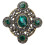 Herzbrosche mit Kristallschleife, Retro-Corsage-Schmuck 1
