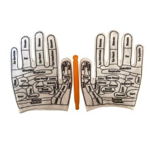 Lámhainní Reflexology Acupressure Massager Láimhe Méid Amháin