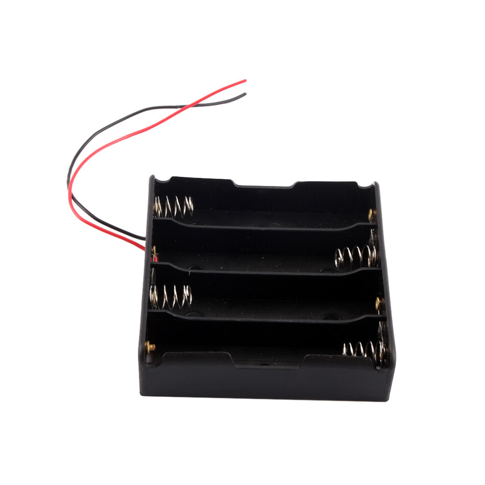 4-Slot 18650 Battery Box With Wire Leads 7790334152089