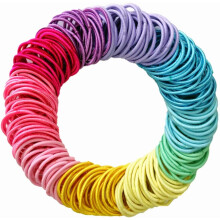 Gomas elásticas para el cabello, sujetadores de coleta, 200 unidades, 2,5 x 0,2 cm