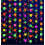 Guirlandes de papier phosphorescent réactives aux UV, 4 pièces, 5 couleurs 1