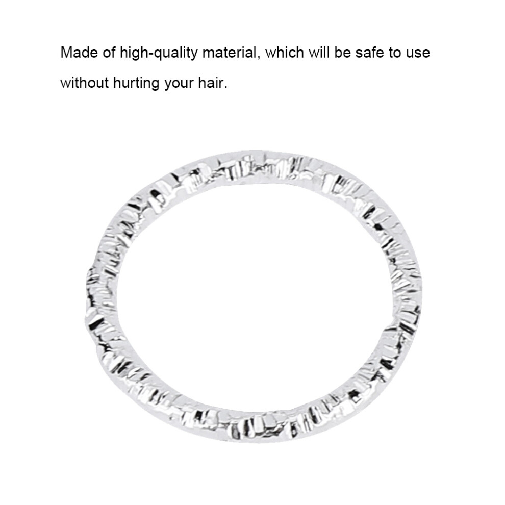 Unisex Metallic Dreadlock Rings 100 Count