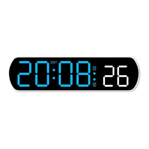 Réveil numérique avec affichage LED, date et température