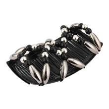 Presilha de cabelo com contas para coque fácil de fazer, elegante e prática para mulheres. Ferramenta excelente para penteados faça você mesma,