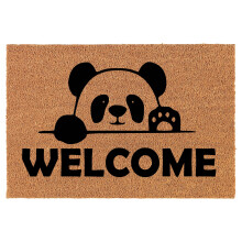 Welcome doormat coco coir 24 x 16 inches