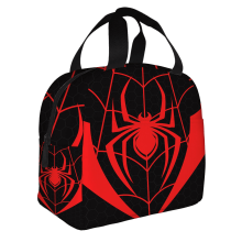 Torba na lunch Spider-Mana, izolowana, wielokrotnego użytku, o dużej pojemności