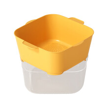 Plastic Draining Basket 3.5x8.8 Inch Double Layer