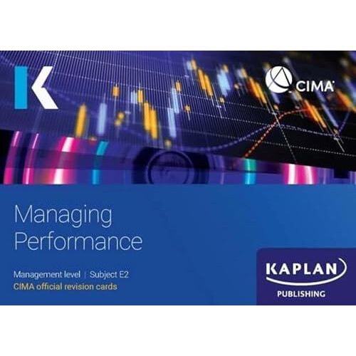 E2MANAGING PERFORMANCE REVISION CARDS by KAPLAN Paperback Book
