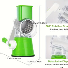 Râpe à fromage XTMPMY3 en 1 avec lames en acier inoxydable
