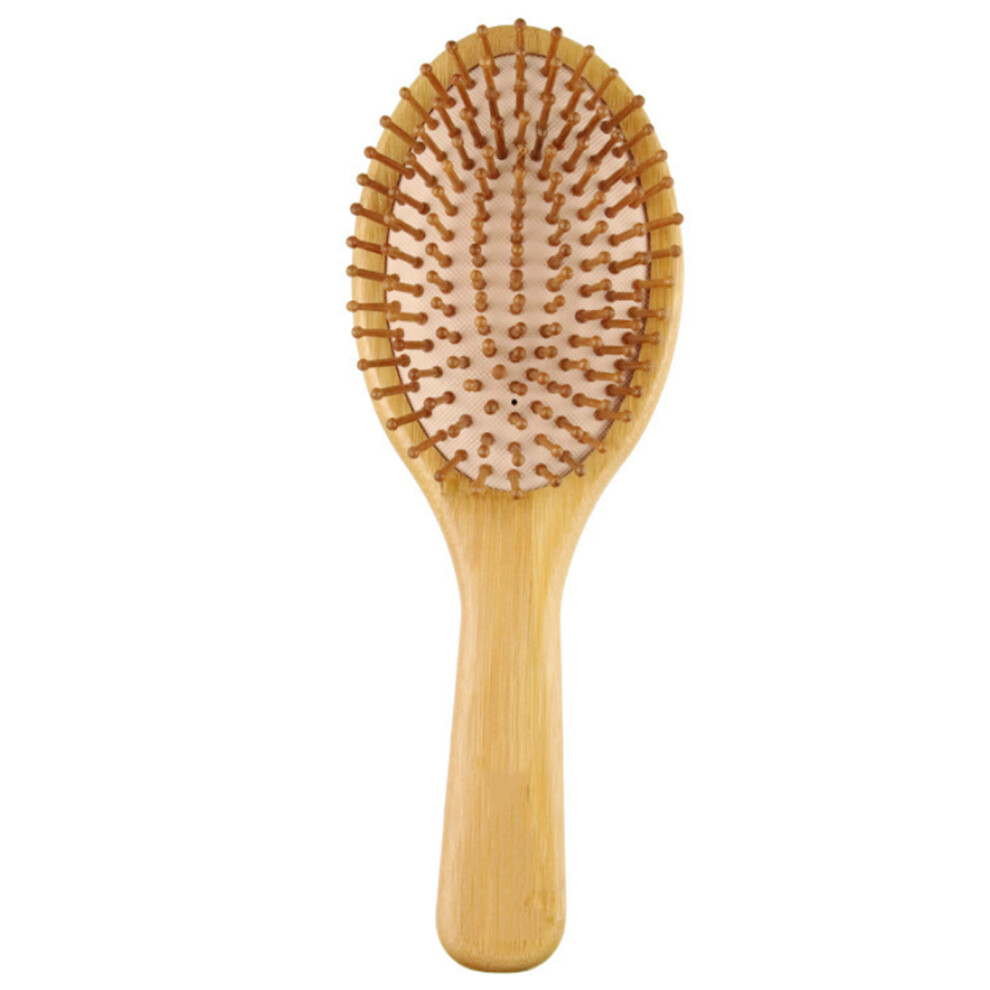 Natural Wood Hairbrush with Scalp Massage