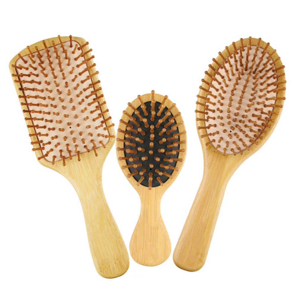 Eco Wooden Hairbrush with Scalp Massage