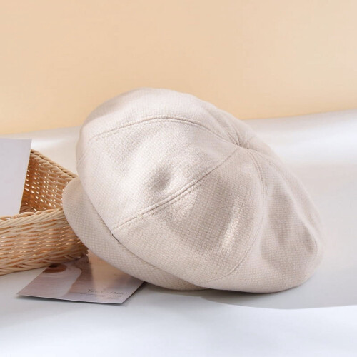 Női téli barett sapka tépőfog mintával 1