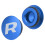 RISK MTB Crankshaft Dust Cap Blue 9