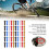 Bicycle Brake Cable Crimp Caps 50 Pcs Multi 3