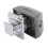 Chrome Cabinet Latch with Button Lock 18