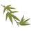 Wear-Resistant Bamboo Leaf Embroidered Patch for DIY Clothing 1