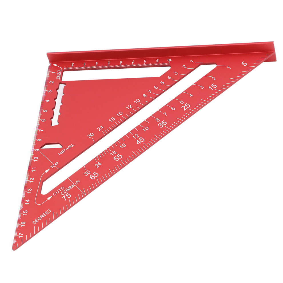 Double Scale Aluminium Rafter Square, 7 Inch