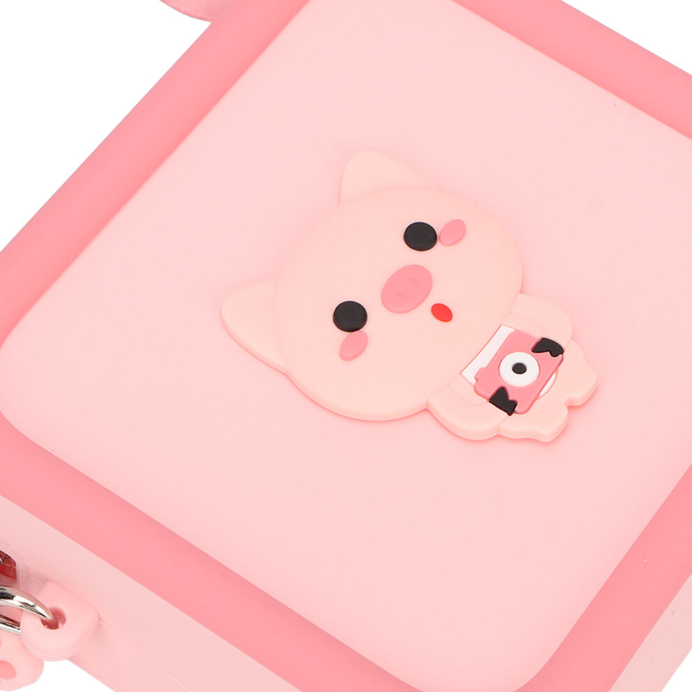 Pig Silicone Camera Pouch Kids Pink 7340572905666