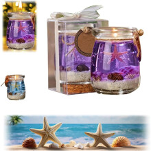 Bougie parfumée artisanale sur le thème de l'océan (1 pièce)