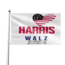 HARRIS WALZ2024 Drapeau d'extérieur 3 x 5 pieds