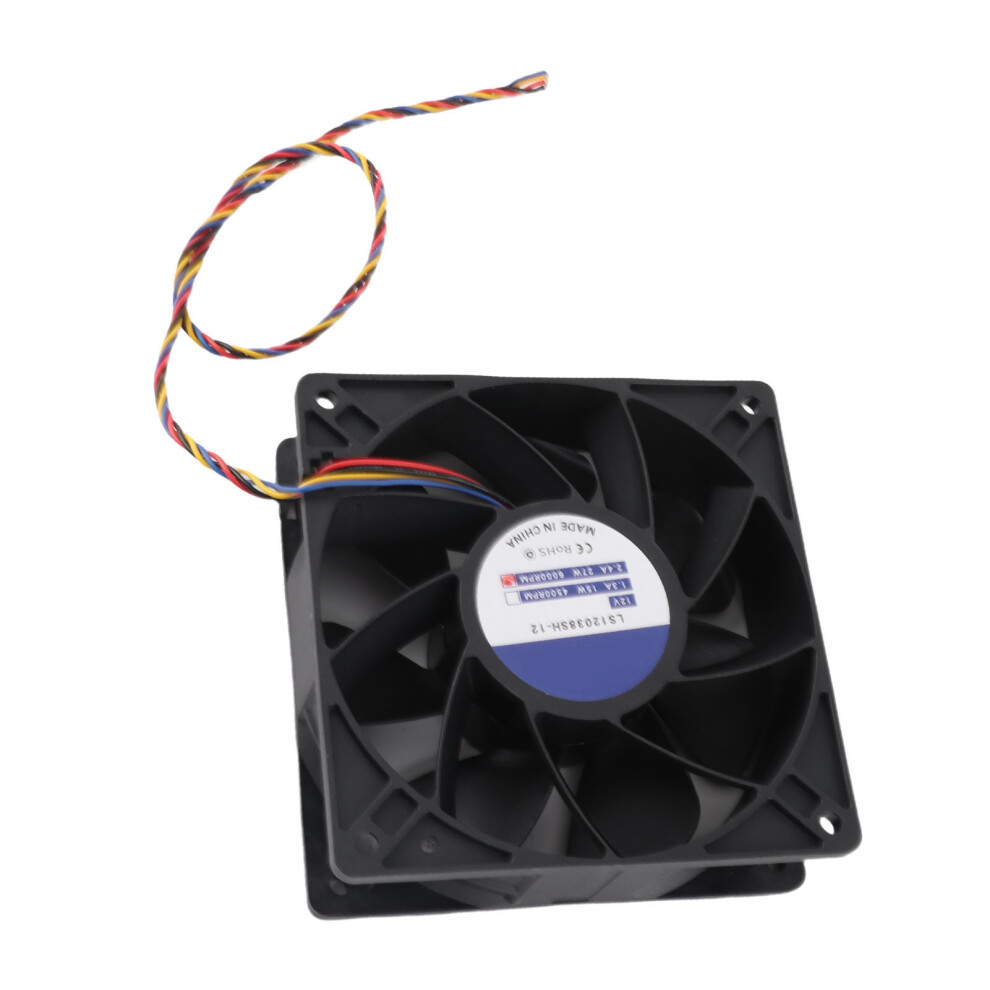 120Mm 38Mm 6000Rpm 12V 2.7A Pwm Fan 7340572955647
