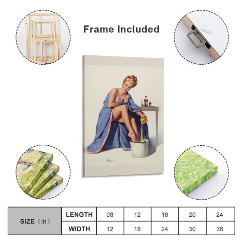 Estampe vintage de Gil Elvgren (16 x 24 pouces) 1