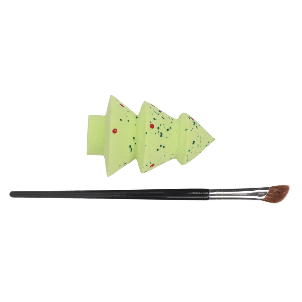 Angled Contour Brush with Sequin Sponge