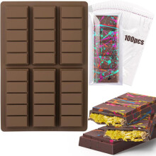 Moldes de silicona para chocolate (paquete de 2)