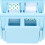Blue Foldable Plastic Tape Dispenser 1