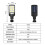 Poste de luz solar externo à prova d'água com sensor de movimento (1 unidade) 1