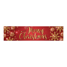 Kerstbanner voor de veranda (buiten) 120x20 inch