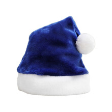 Bonnet de Père Noël en velours pour adultes et enfants, confortable et moelleux, idéal pour les fêtes