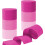 Serpentinas de papel crepé rosa, 82 pies/rollo, 6 rollos 1