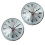 Insert pour horloge à quartz 65 mm, chiffres romains/arabes, 2 pièces 1