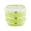 Boîte à lunch LOOPSUN en acier inoxydable, 3 compartiments, 2700 ml 1