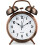 Analog Alarm Clock Copper Metal 4 Inch 3