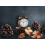 Analog Alarm Clock Copper Metal 4 Inch 5