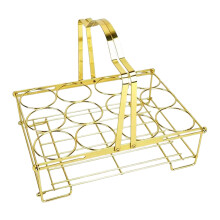 Exclusive Gold Metal Drink Tray Carrying 12 Standard Bottles