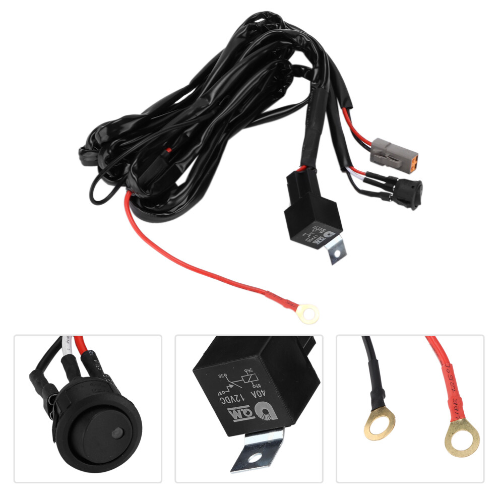12V 40A Fog Wiring Kit Light 7340572721884