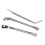Bike Tire Leverage Pry Bar Metal3PCS 1