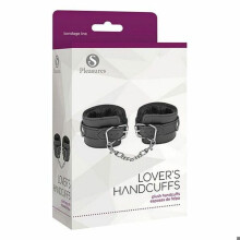 Manilhas S Pleasures Lover's, Preto/Prateado, Macio, Poliuretano, Para Entretenimento
