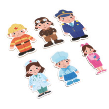 Pine Wood People Jigsaw 33 Piece Set for Kids